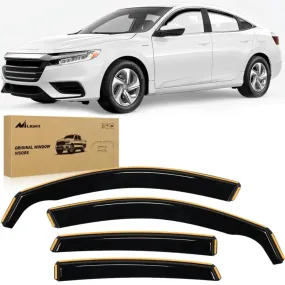 2018-2023 Honda Accord Rain Guards Acrylic 4Pcs