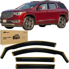 2018-2024 GMC Terrain Rain Guards Acrylic 4Pcs