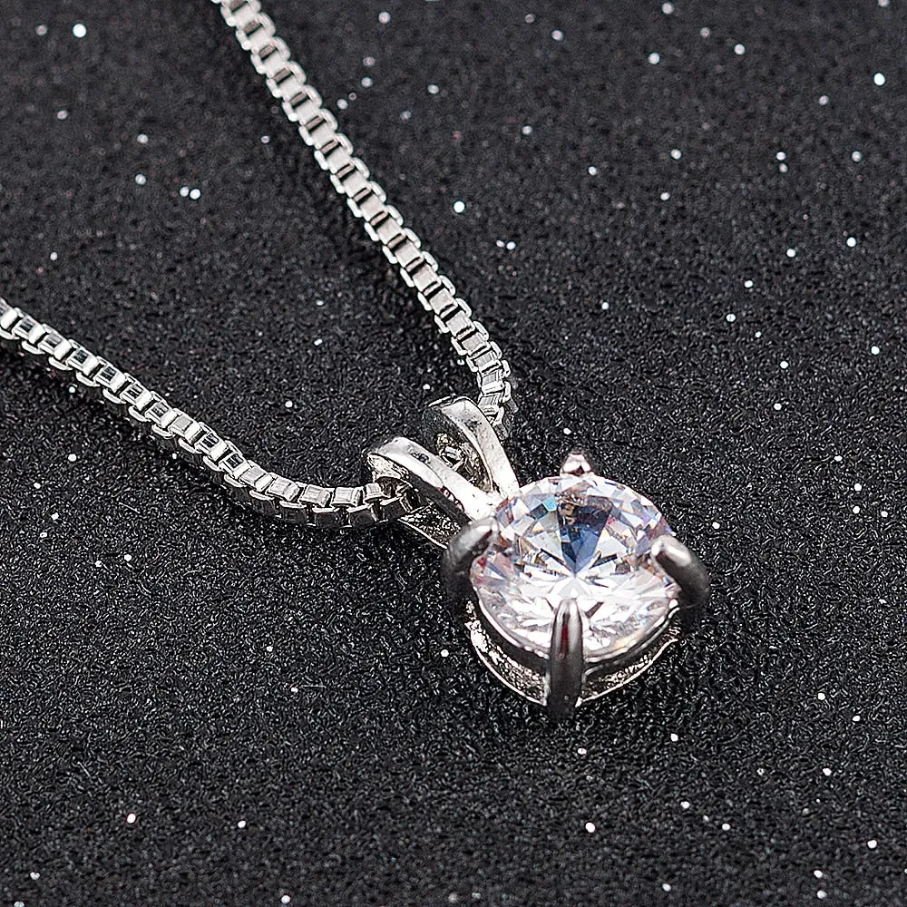 2019 New Fashion Wedding Long Necklace Chunky Statement Chain Necklace Jewelry Pendant Crystal necklace wholesale