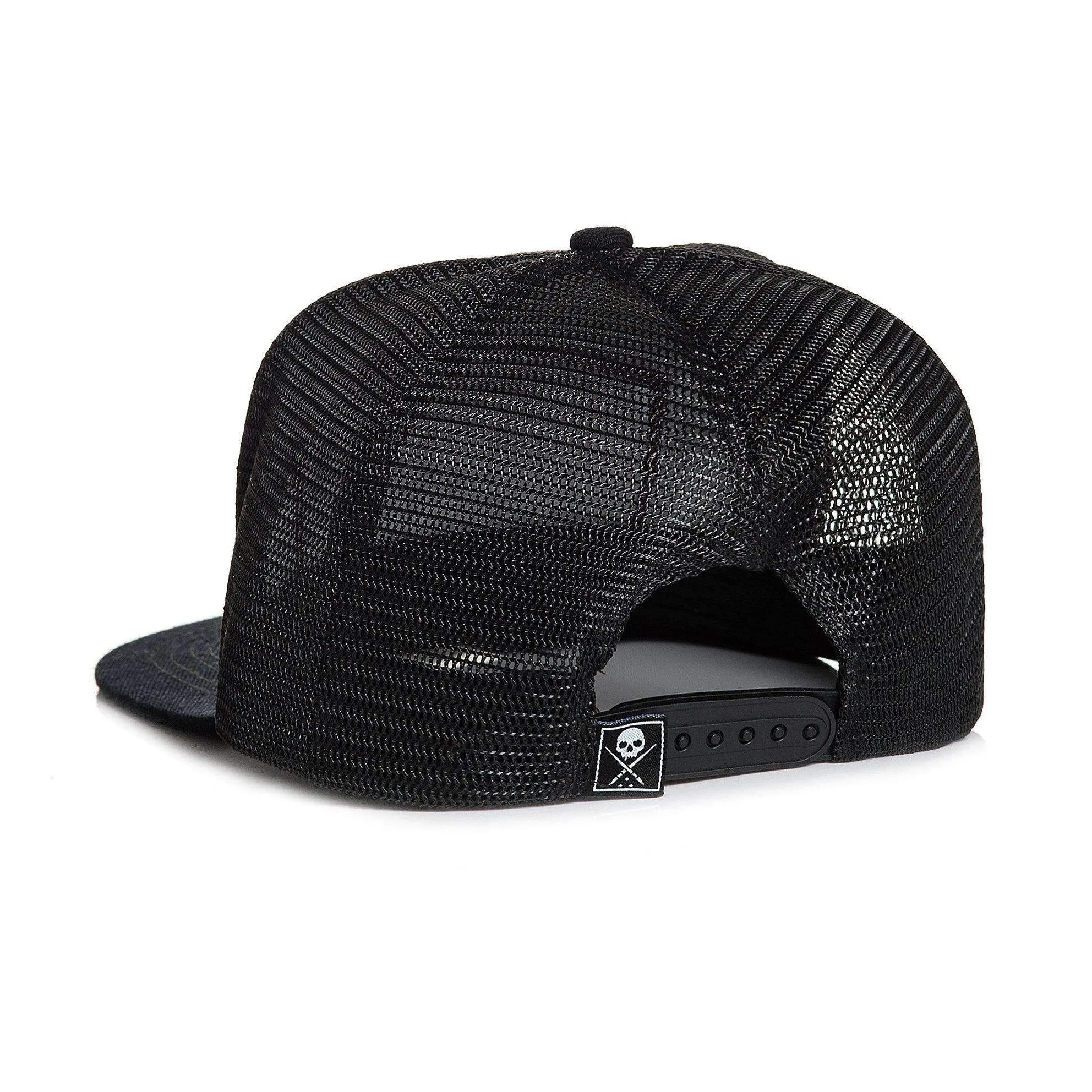Antique Black Snapback Trucker Cap