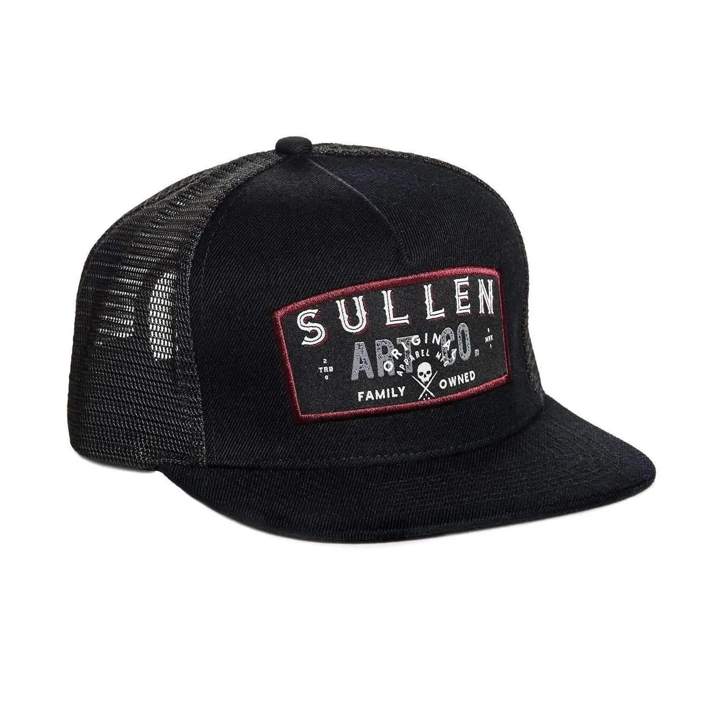 Antique Black Snapback Trucker Cap