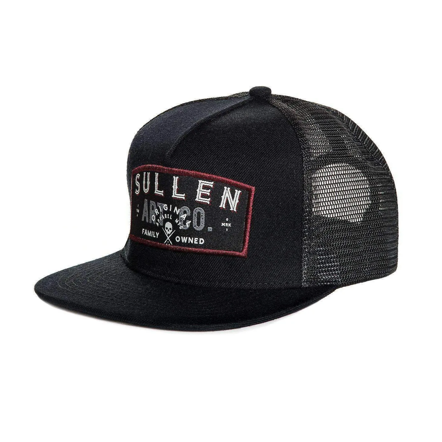 Antique Black Snapback Trucker Cap