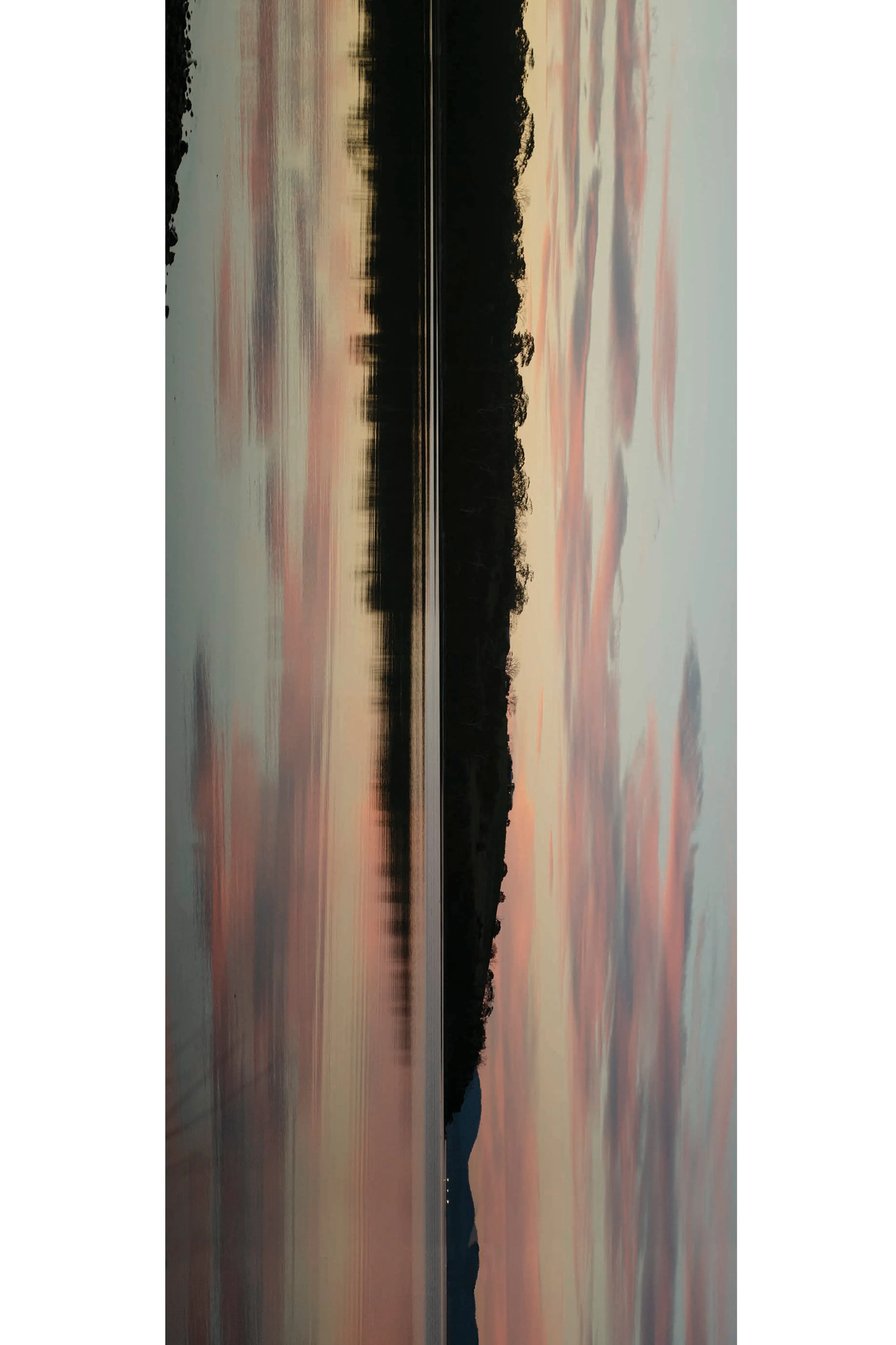 BLUSH SUNSET WOOL & SILK SCARF