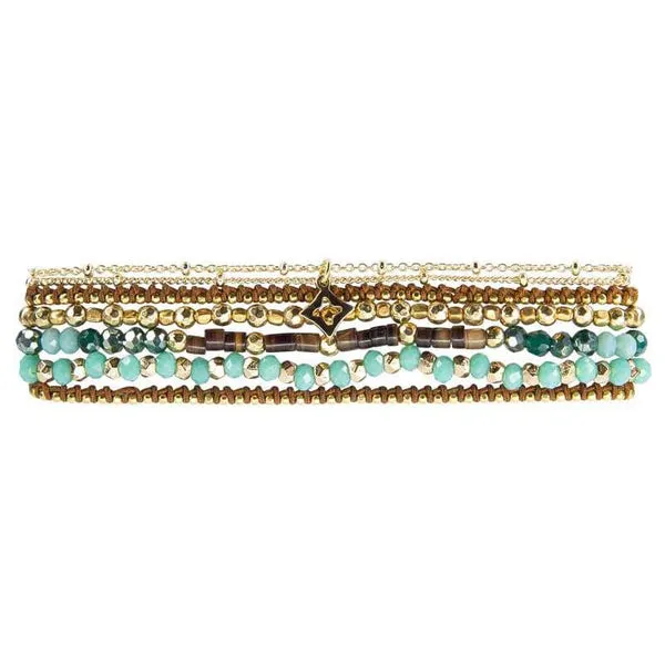 Ellen Dainty Five Wrap Bracelet