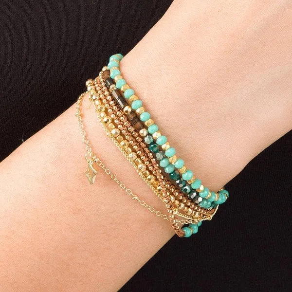 Ellen Dainty Five Wrap Bracelet