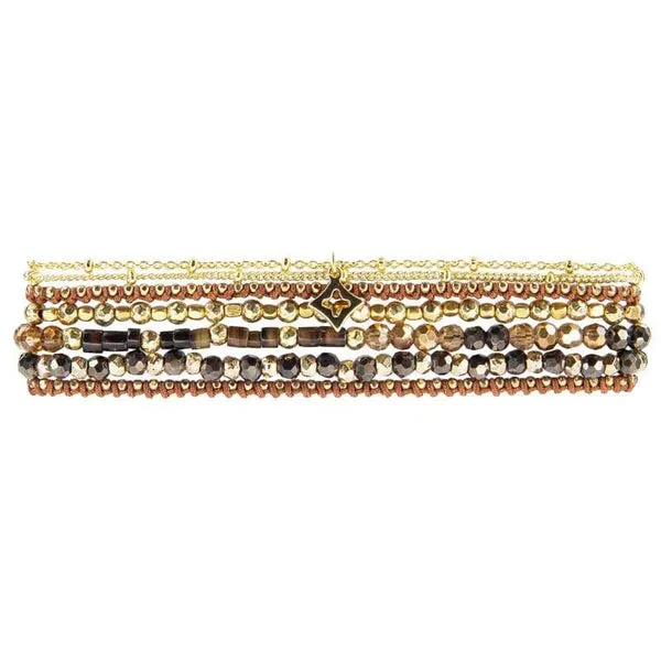 Ellen Dainty Five Wrap Bracelet