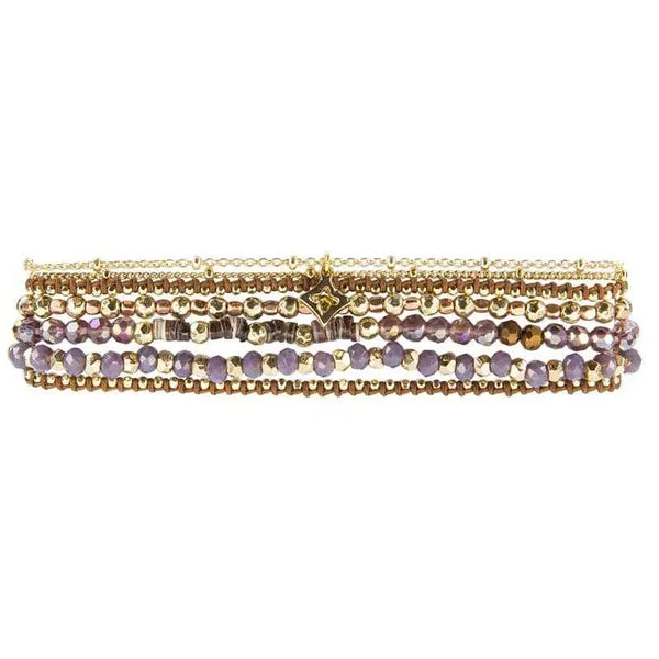 Ellen Dainty Five Wrap Bracelet