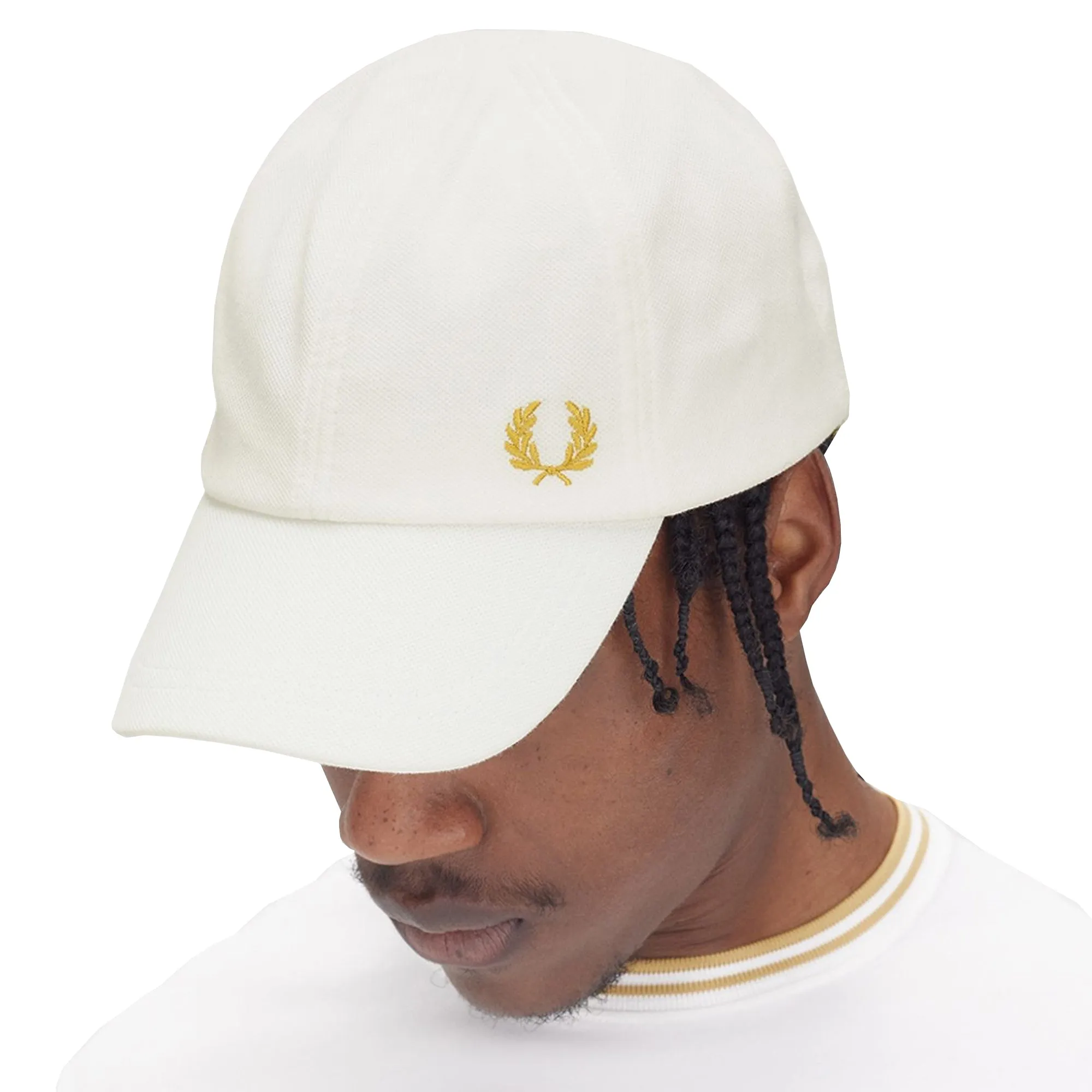 Fred Perry Classic Piqué Cap Snow White/Honeycomb