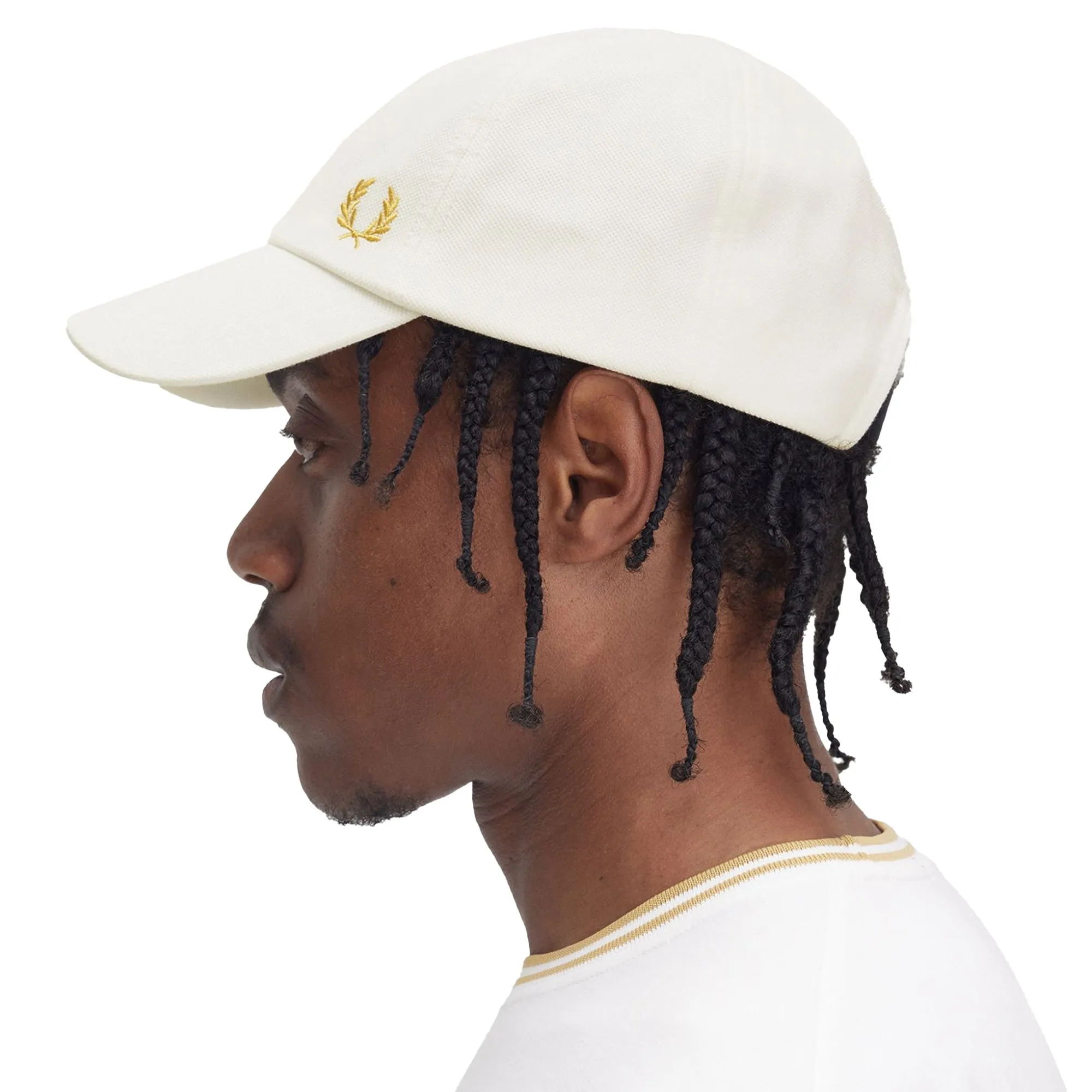 Fred Perry Classic Piqué Cap Snow White/Honeycomb