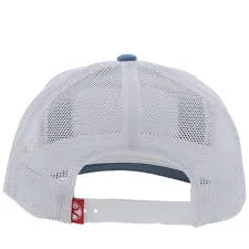 HOOEY CR92 DENIM/WHITE 5P TRUCKER HAT