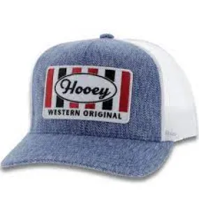 HOOEY DENIM WHITE 5P TRUCKER HAT