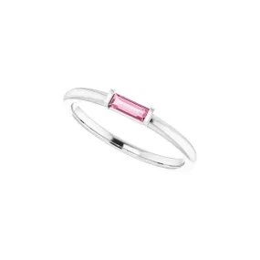 Pink Tourmaline Ring