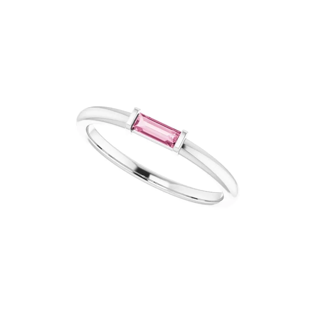 Pink Tourmaline Ring