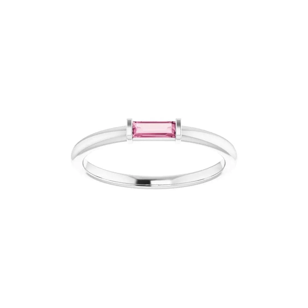 Pink Tourmaline Ring