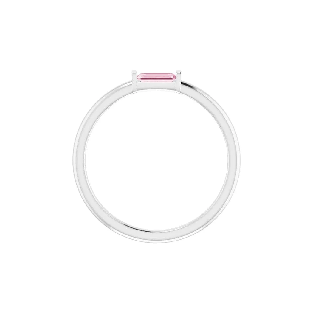 Pink Tourmaline Ring