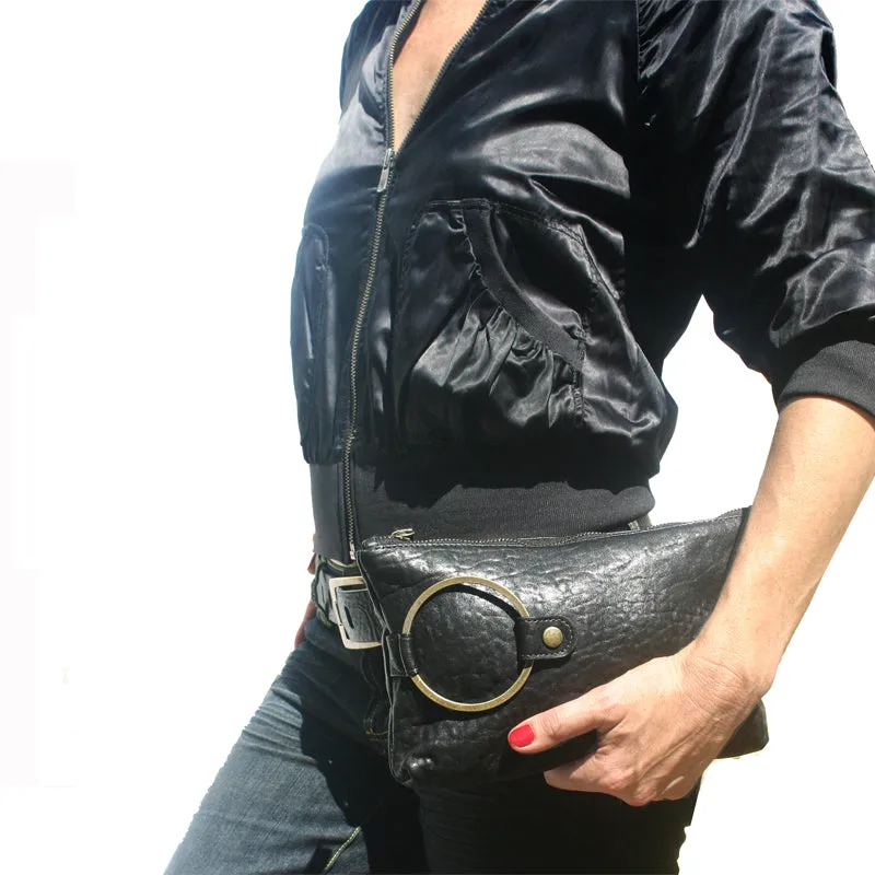 Ring Clutch - Soft Black
