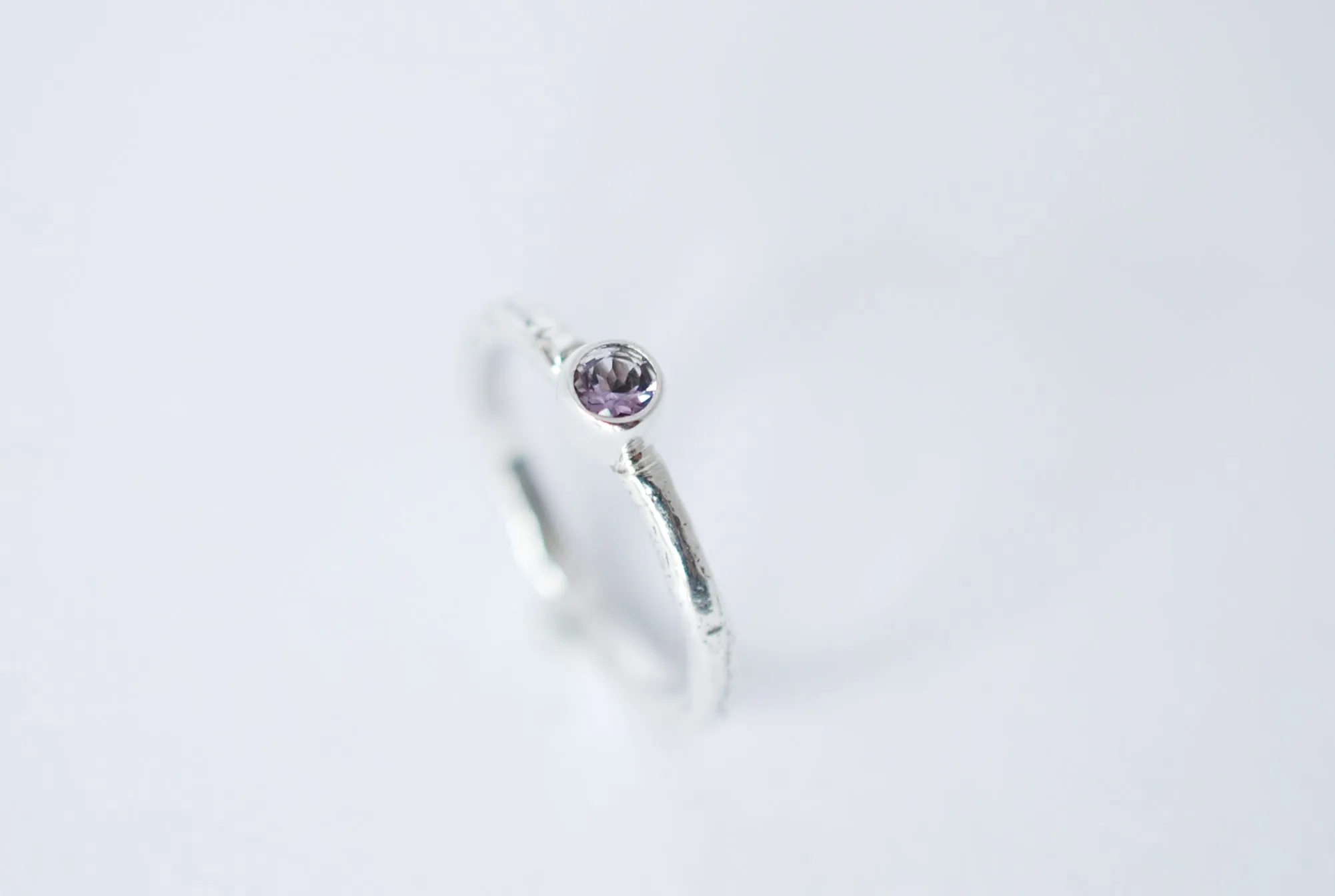 Silver ring stacks "Shiny"