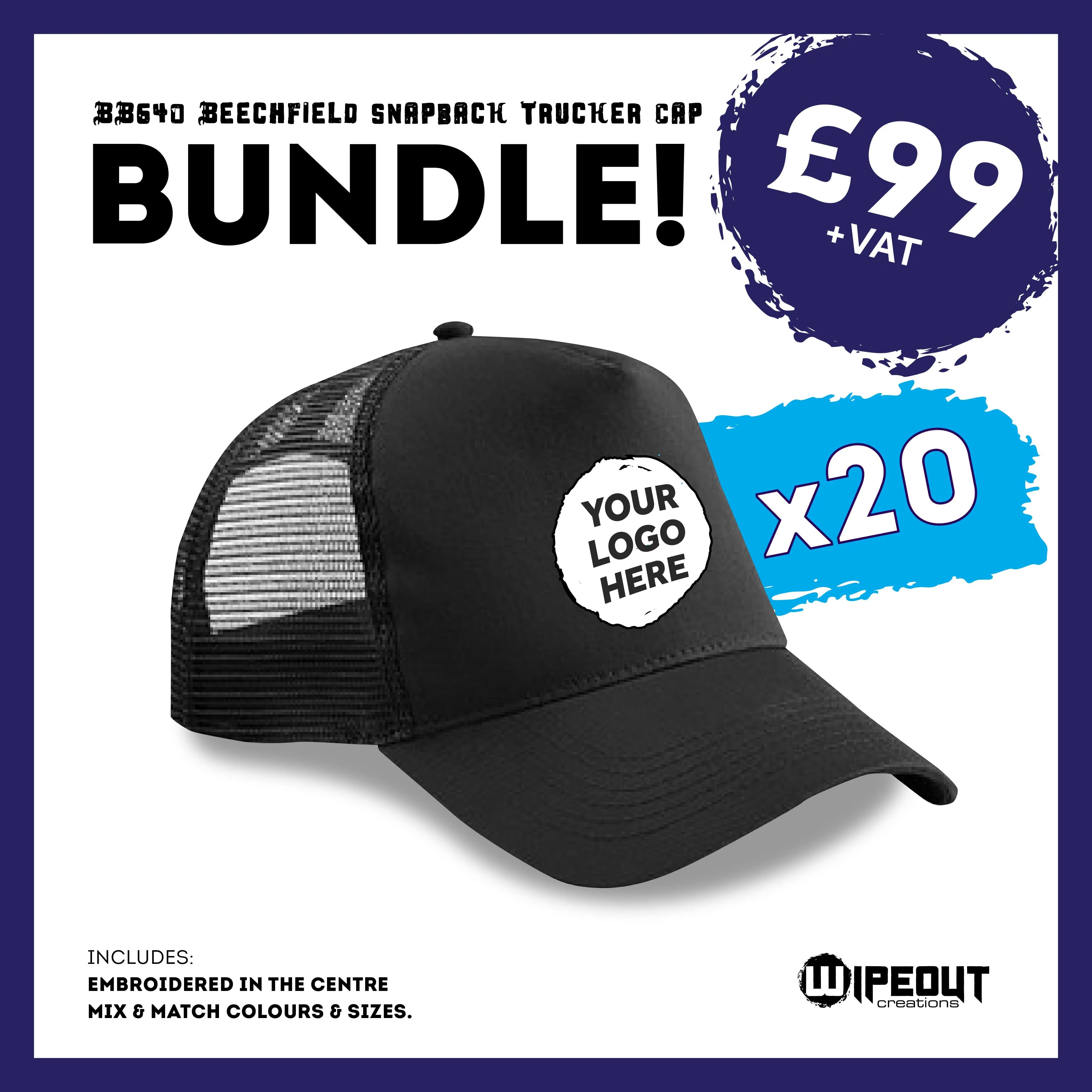 Trucker Cap x20   Free Logo