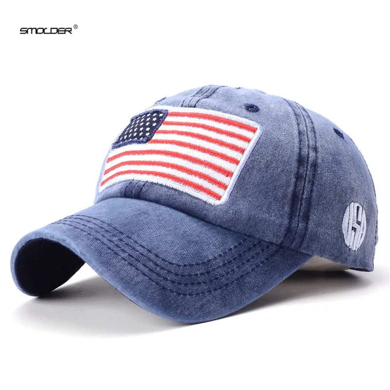 USA Flag Baseball Cap
