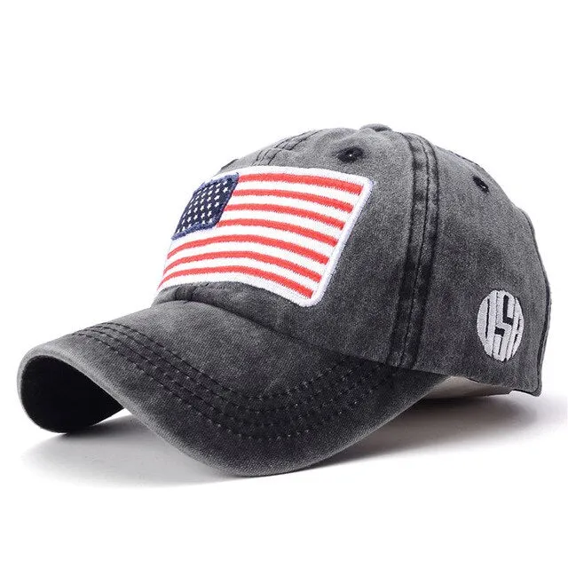 USA Flag Baseball Cap